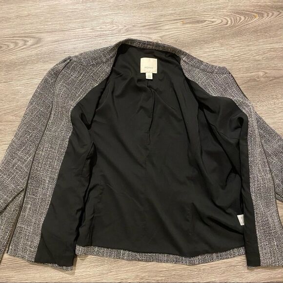 Sejour Heathered gray suit jacket size 14w - Picture 4 of 6